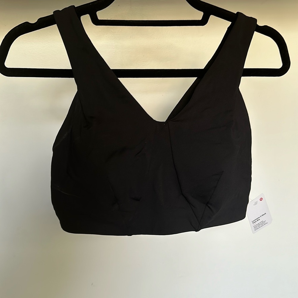 🔥BNWT Lululemon Luxtreme V-Neck Train Bra 10🔥